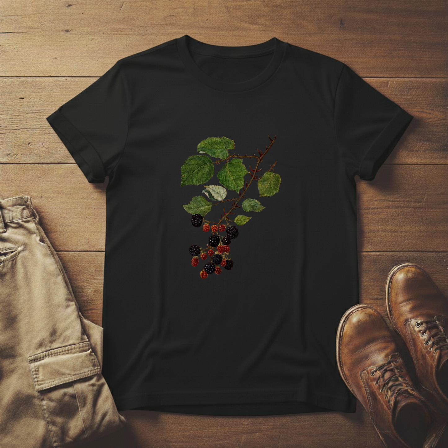 Blackberries Graphic T-Shirt