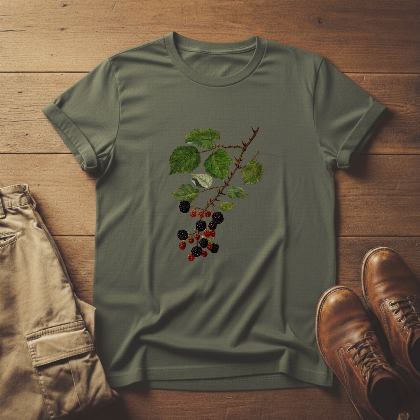 Blackberries Graphic T-Shirt