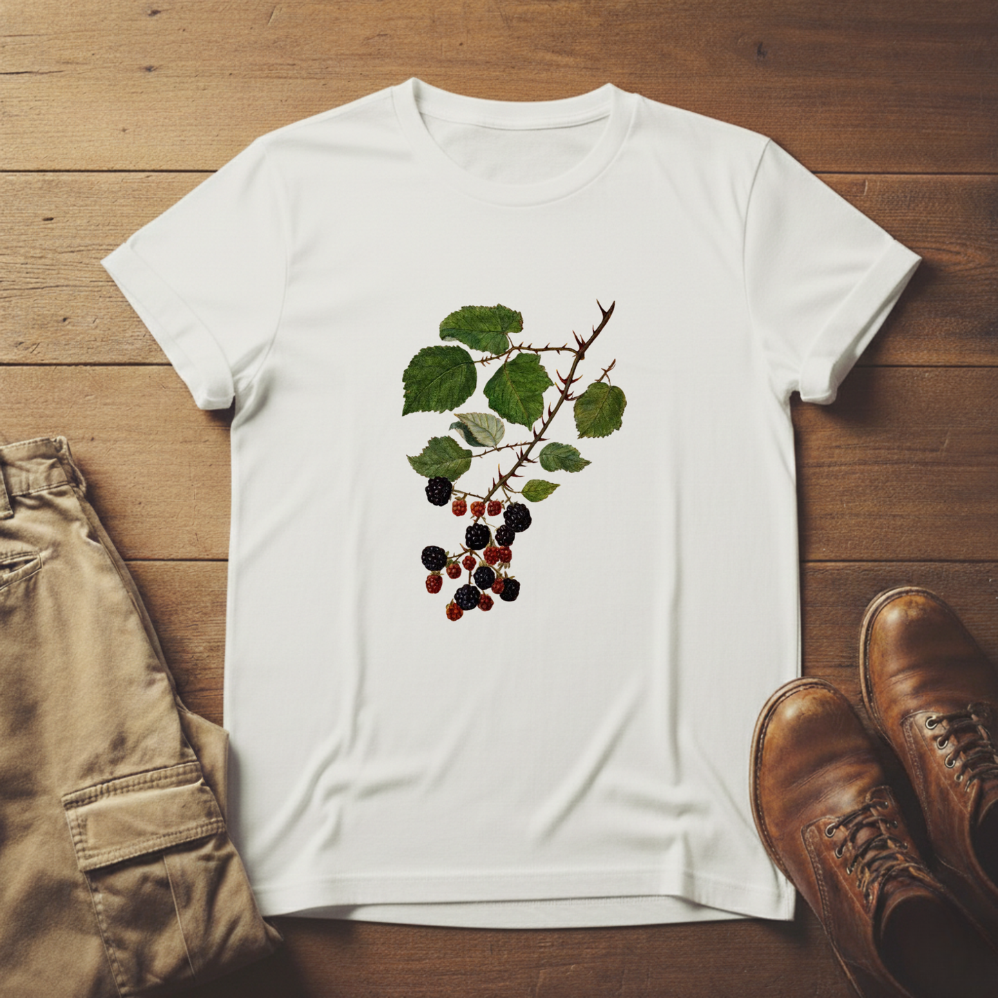 Blackberries Graphic T-Shirt