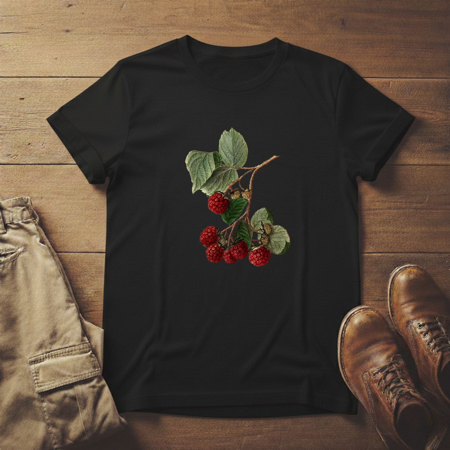 Raspberries Graphic T-Shirt