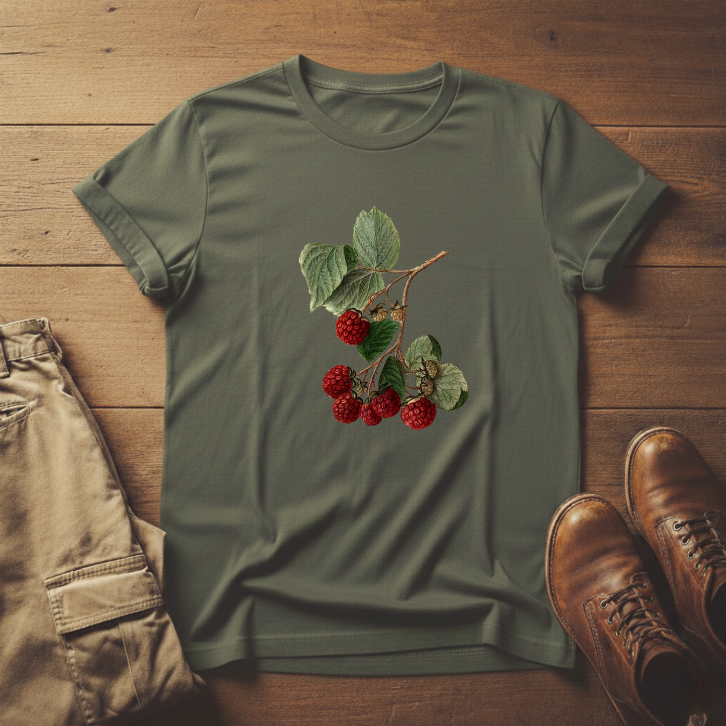 Raspberries Graphic T-Shirt