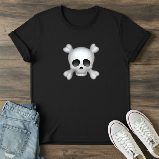 Skull Face Graphic T-Shirt