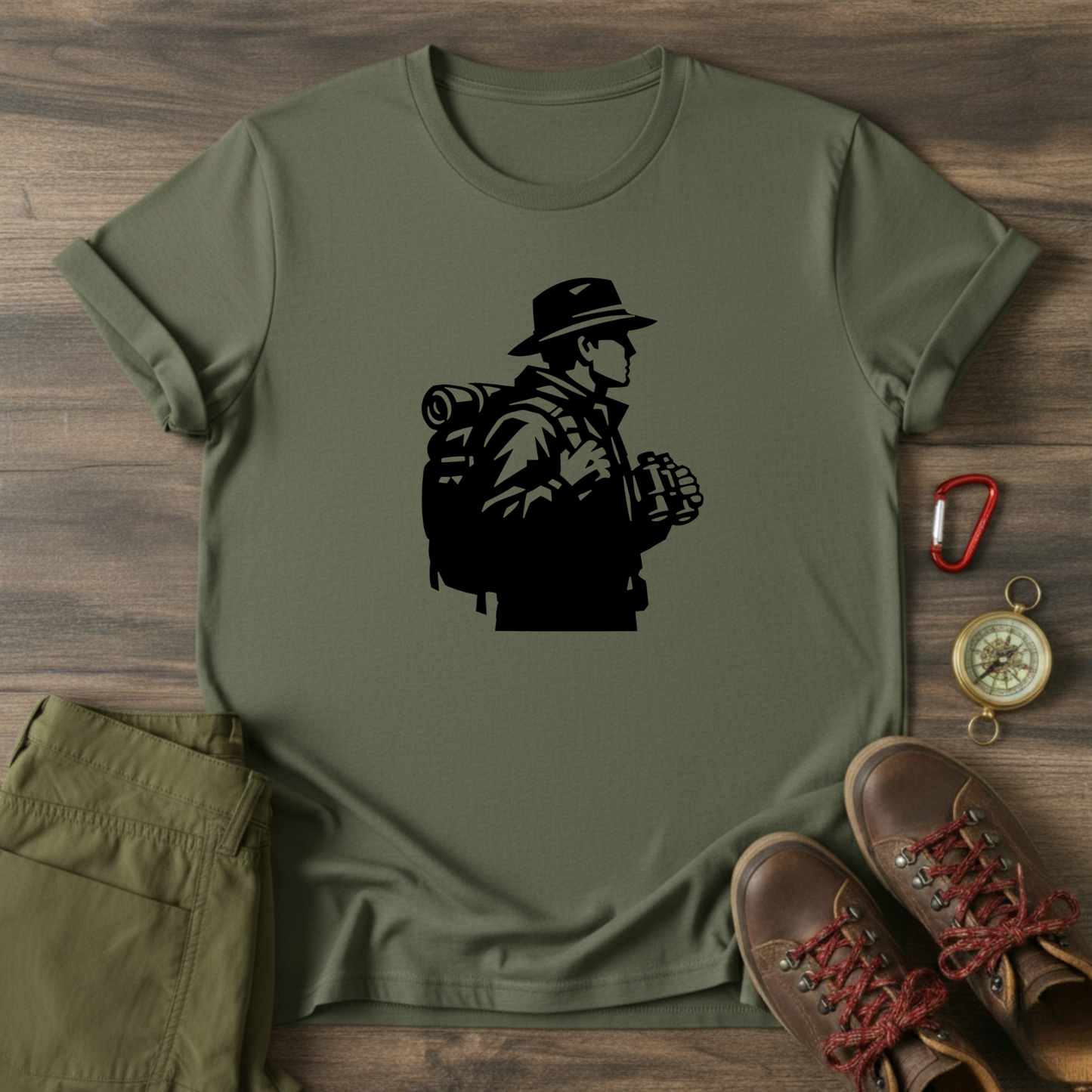 Explorer Backpacker Graphic T‑Shirt