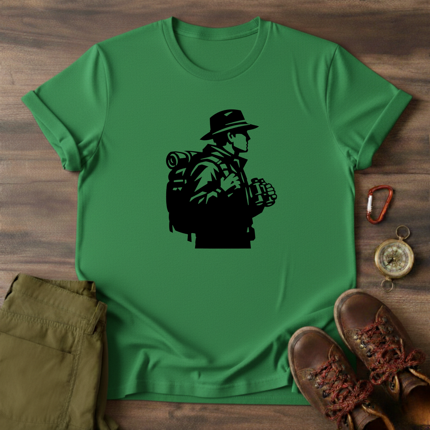 Explorer Backpacker Graphic T‑Shirt