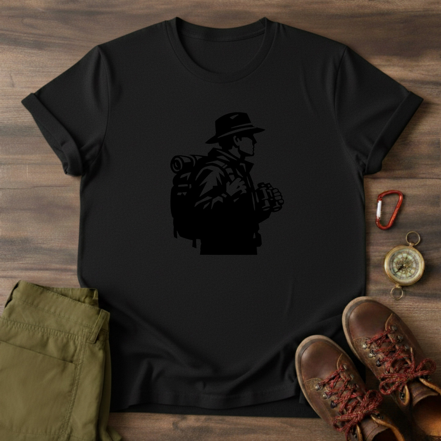 Explorer Backpacker Graphic T‑Shirt