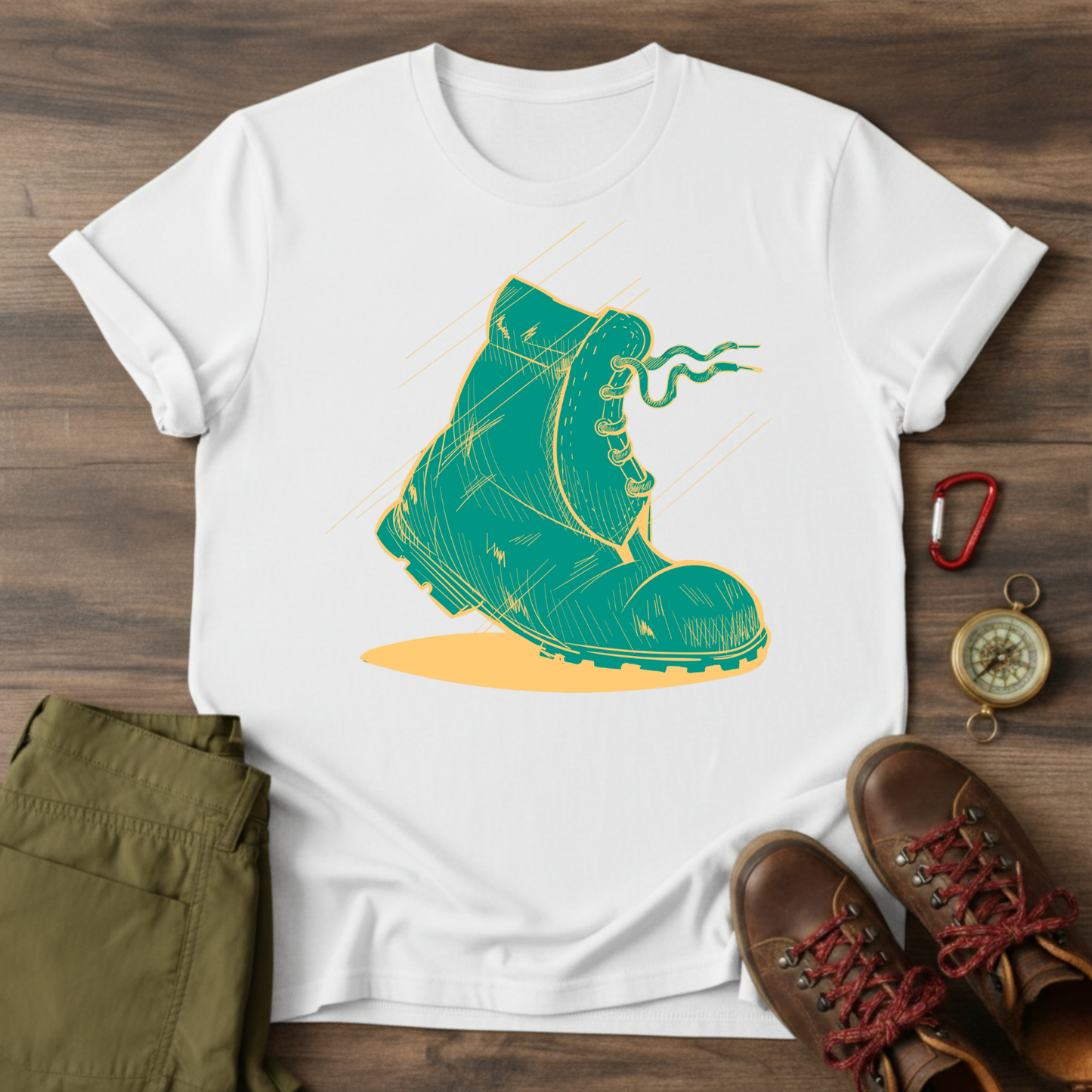 Hiking Boot Graphic T-Shirt