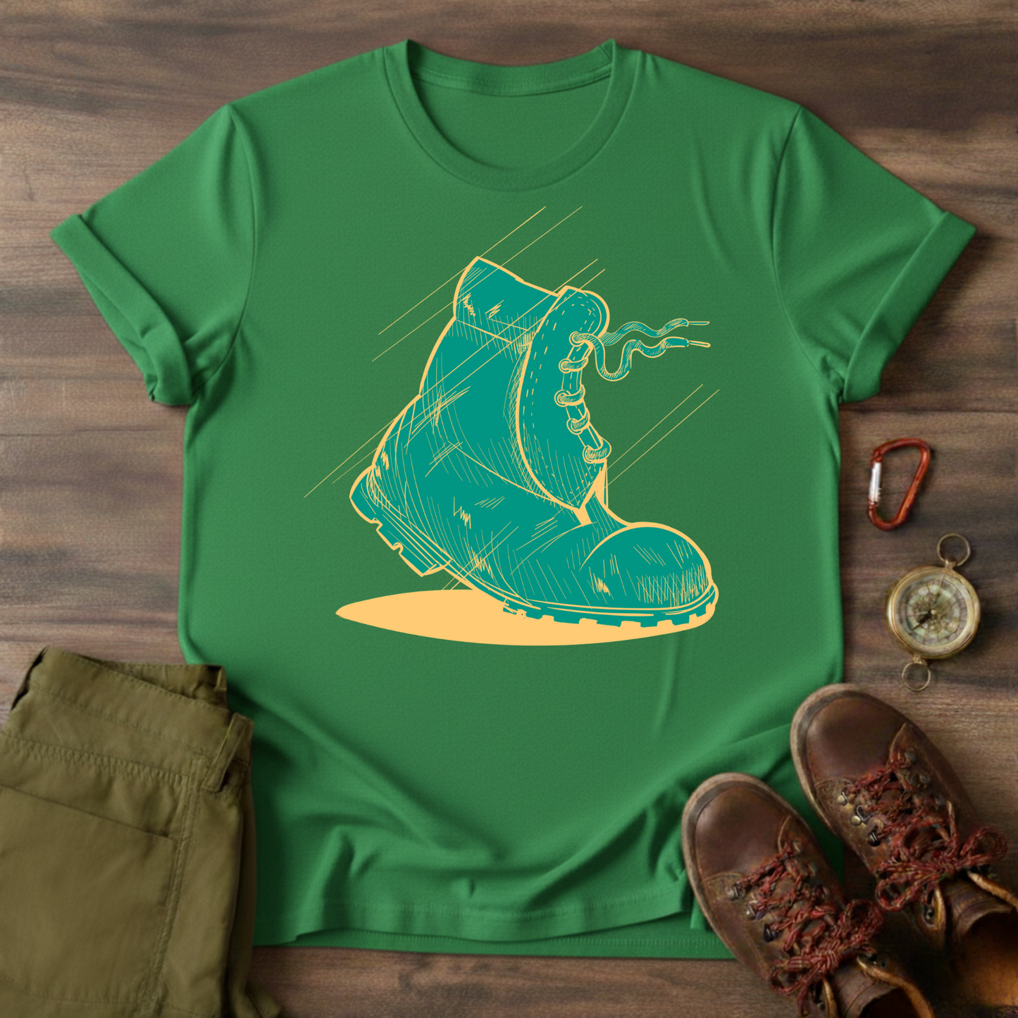 Hiking Boot Graphic T-Shirt