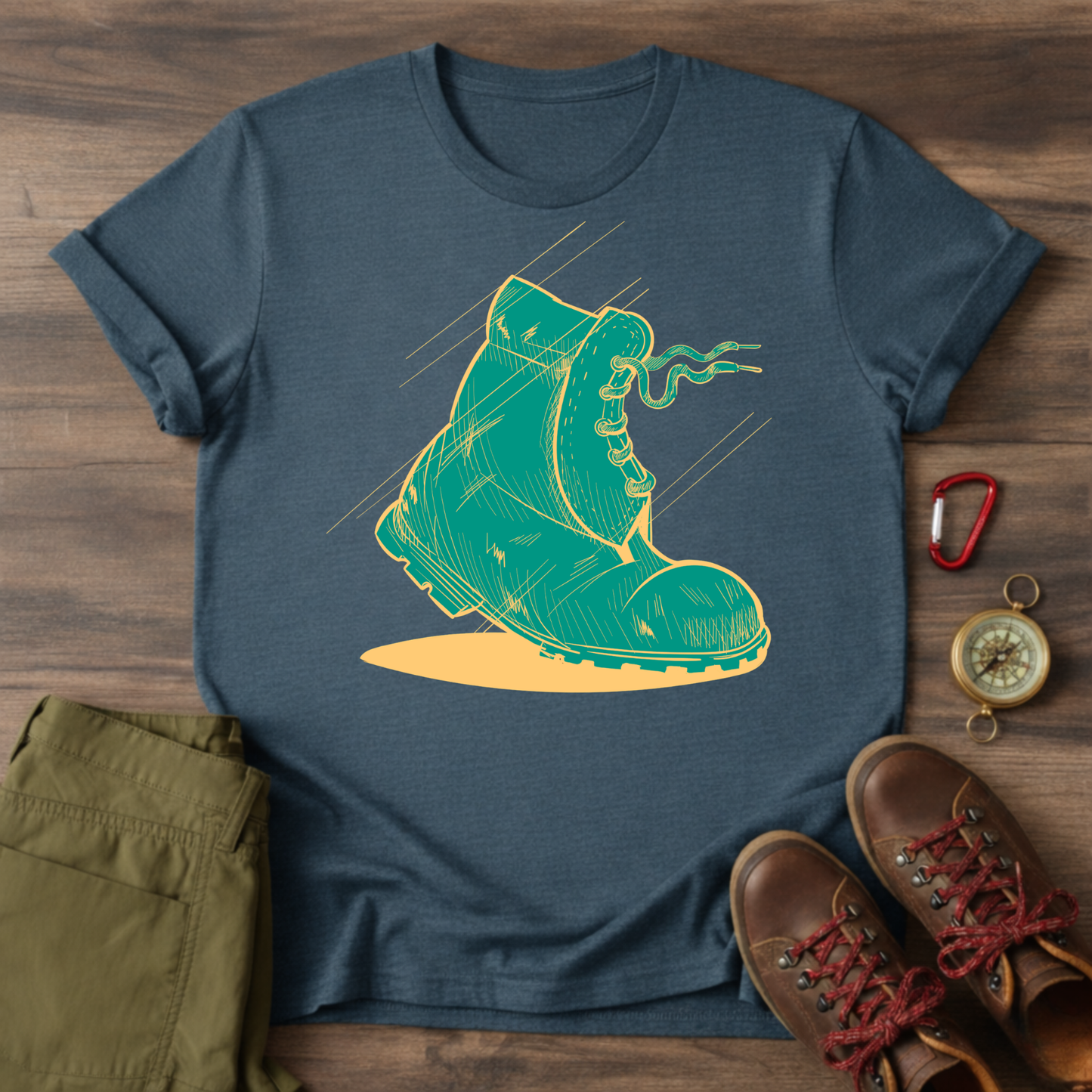 Hiking Boot Graphic T-Shirt