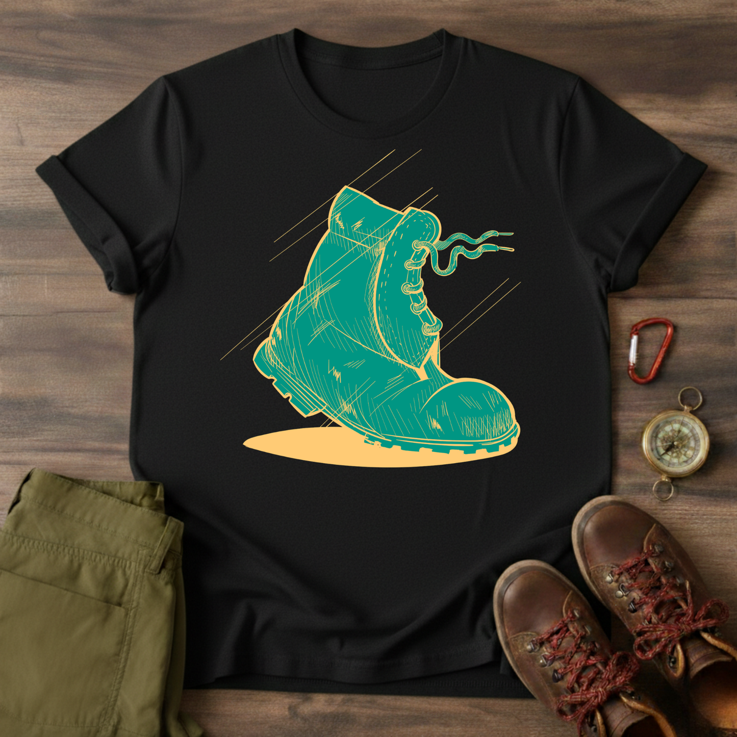 Hiking Boot Graphic T-Shirt