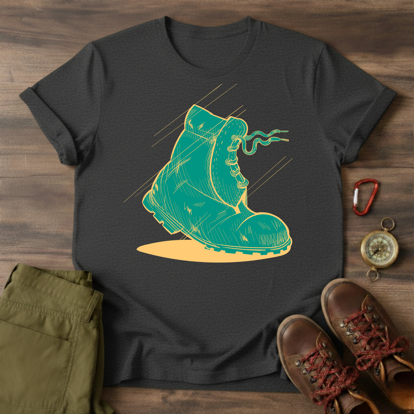 Hiking Boot Graphic T-Shirt