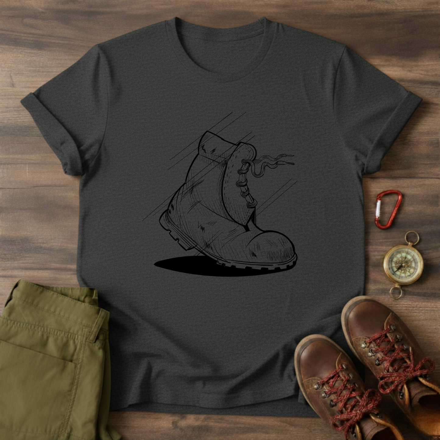 Hiking Boot Graphic T-Shirt