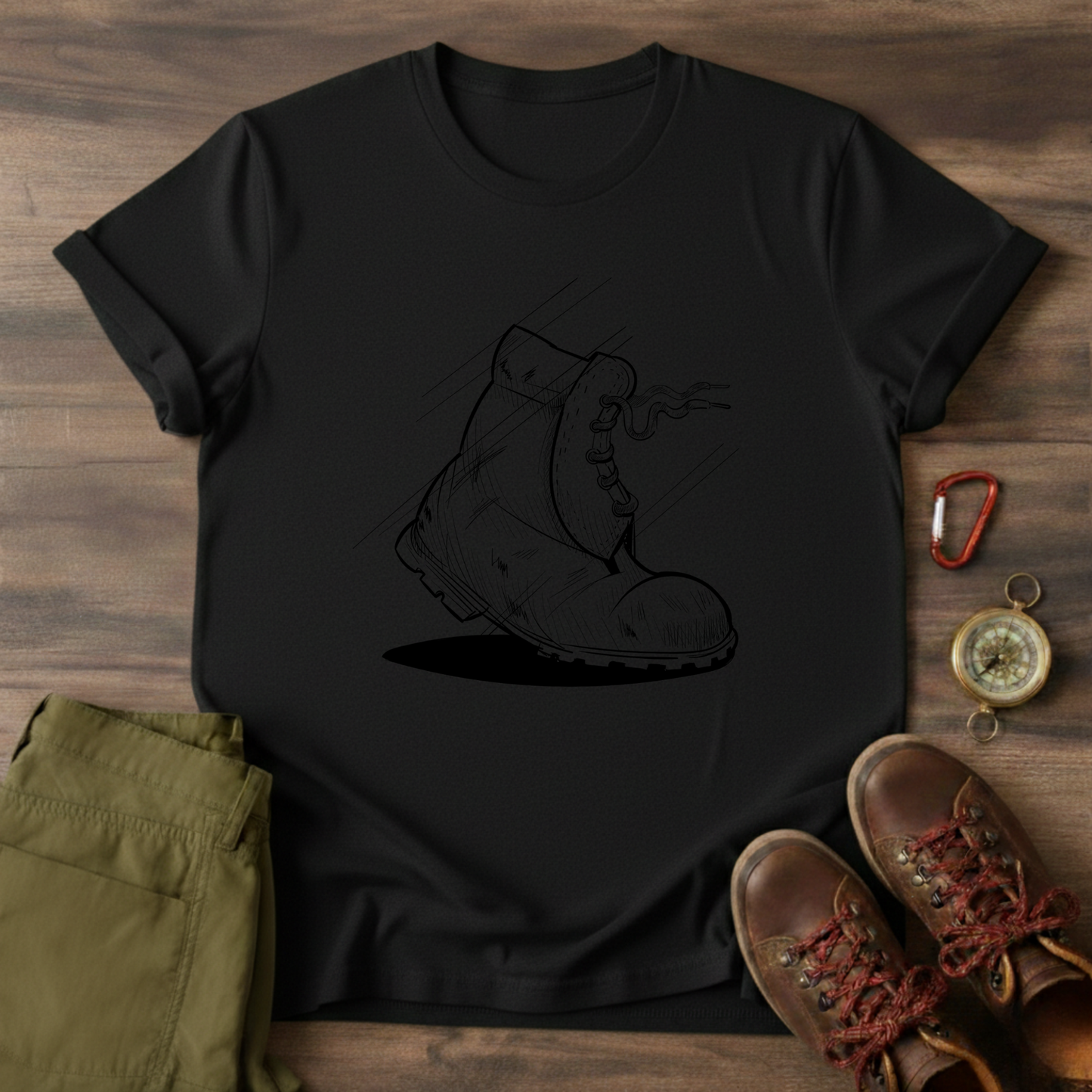 Hiking Boot Graphic T-Shirt
