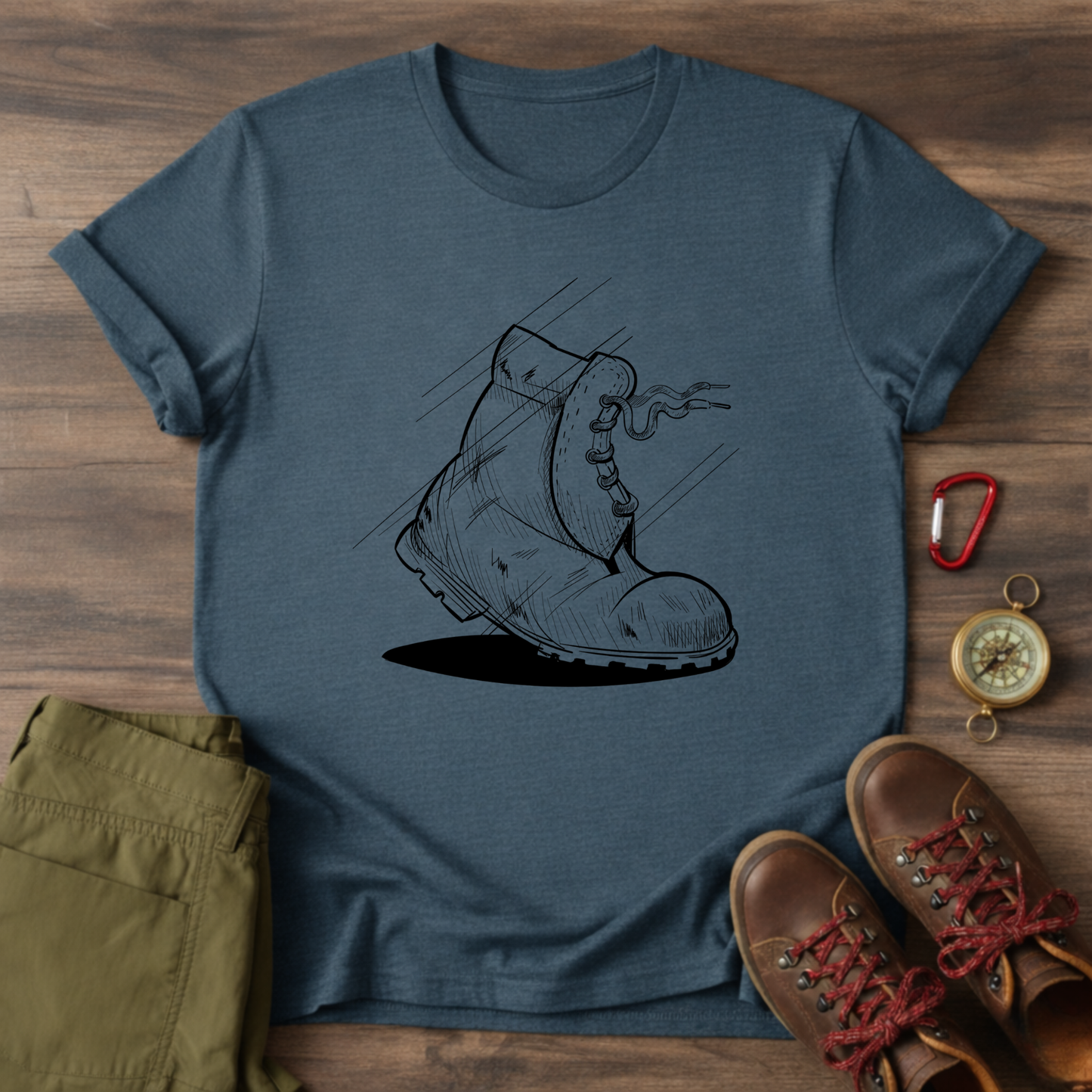 Hiking Boot Graphic T-Shirt