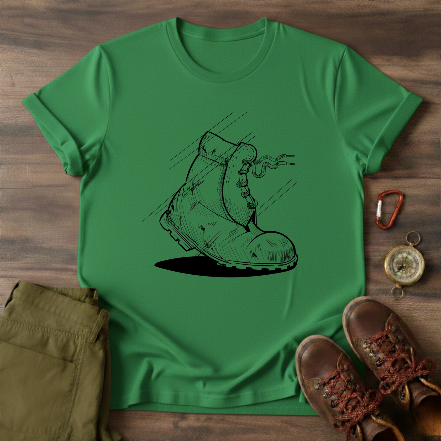 Hiking Boot Graphic T-Shirt