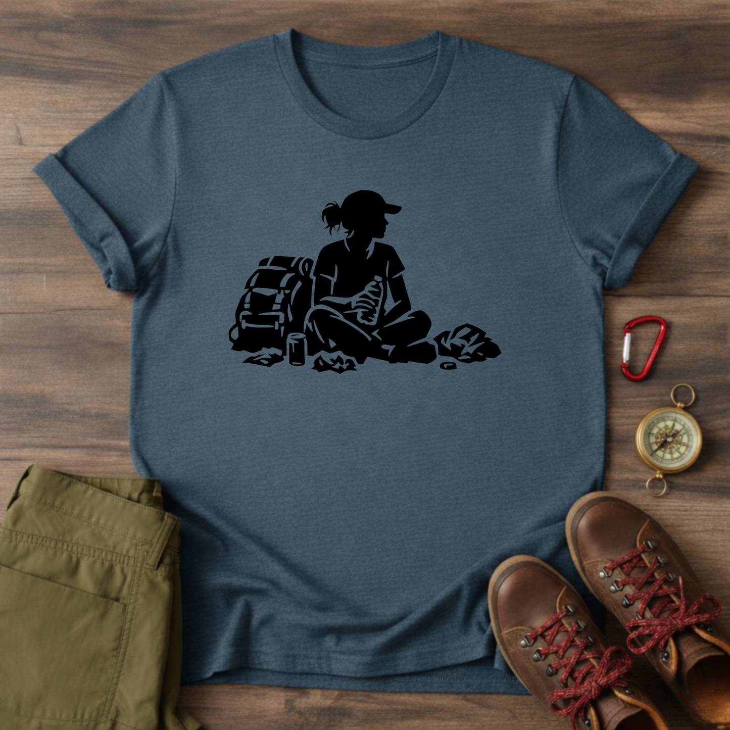Resting Hiker Graphic T-Shirt