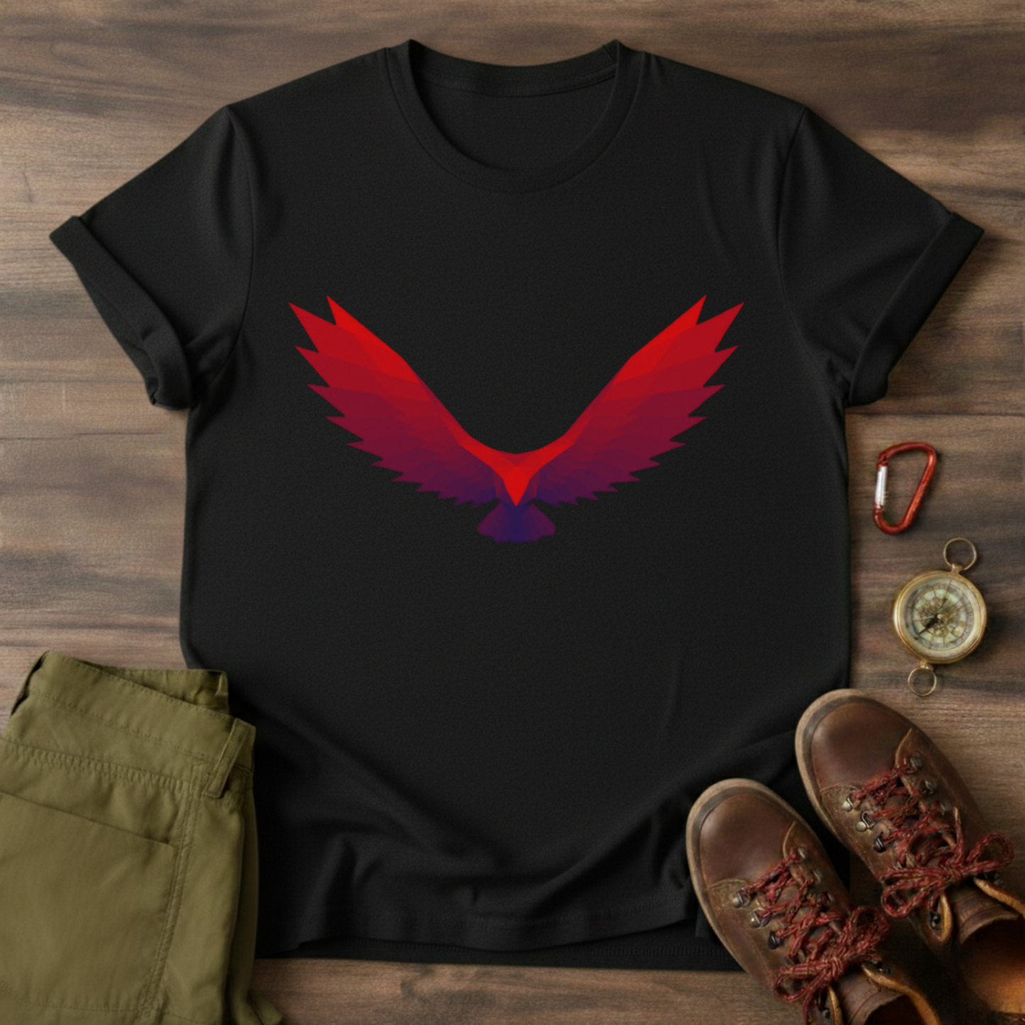 Red Eagle Graphic T-Shirt