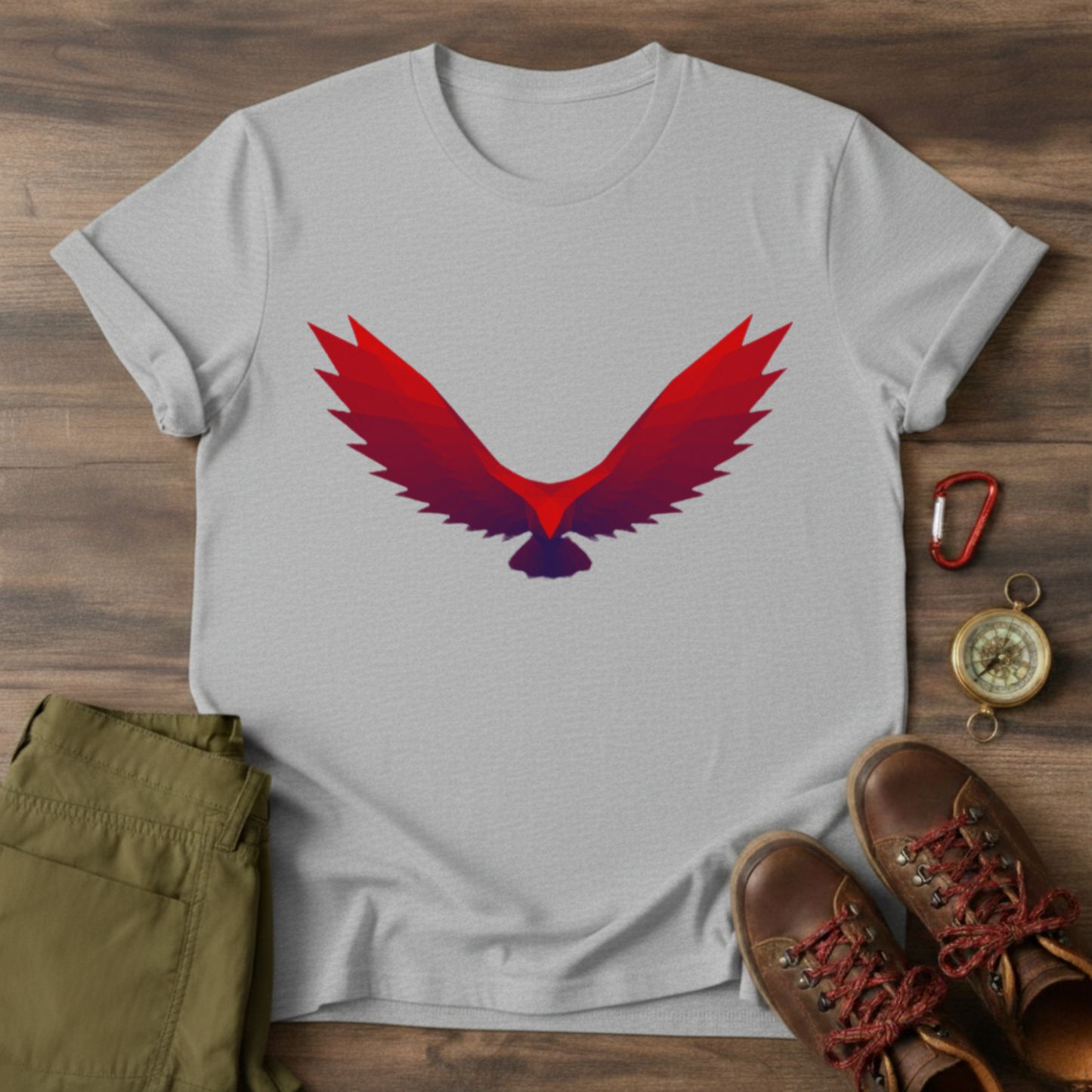 Red Eagle Graphic T-Shirt