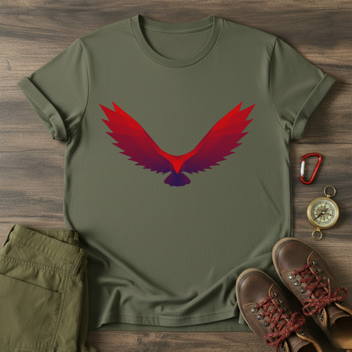 Red Eagle Graphic T-Shirt